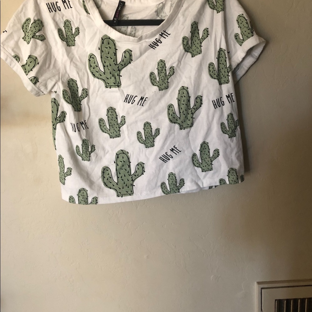 Cactus crop top